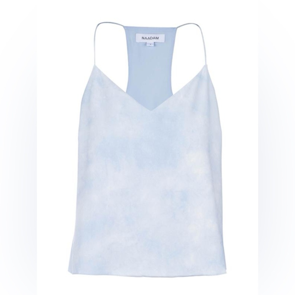 NAADAM Women's Washed Silk Camisole, Sky Blue, size XS